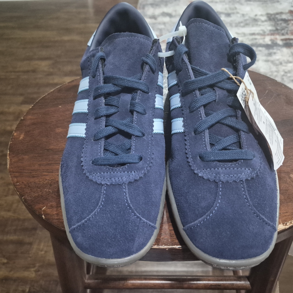 Adidas Stadt Men's Navy Blue Suede Sneakers JQ9008 Size 10